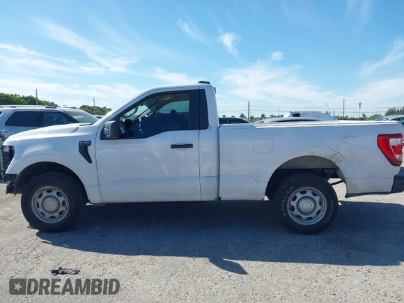 2021 Ford F-150 XL with VIN 1FTMF1CBXMKE33693, listed as a IAAI auction lot 41842871 with 55,483 mi miles and . Bid and sale history available at DreamBid. Image 15.