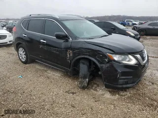 2017 Nissan Rogue SL with VIN 5N1AT2MT1HC777708, listed as a Copart auction lot 82782534 with 127,613 mi miles and Salvage Title. Bid and sale history available at carsss.com. Image 1.
