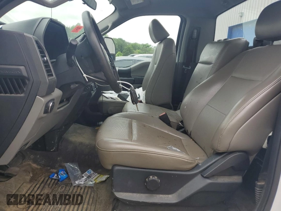 2021 Ford F-250 XL with VIN 1FTBF2A60MEC77777, listed as a Copart auction lot 59657405 with 123,103 mi miles and Salvage title. Bid and sale history available at DreamBid. Image 7.