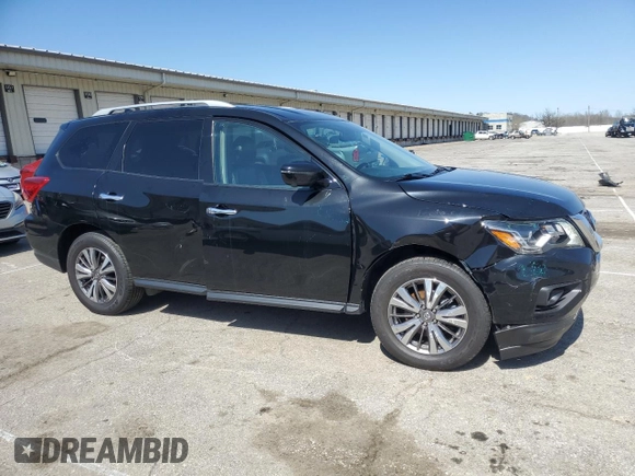 2019 Nissan Pathfinder SL z VIN 5N1DR2MM3KC635355, wystawiony jako Copart lot #52355495 z przebiegiem 84 567 mil mil oraz Szkoda całkowita • Salvage title. Historia ofert i sprzedaży dostępna na DreamBid. Obrazek 4.