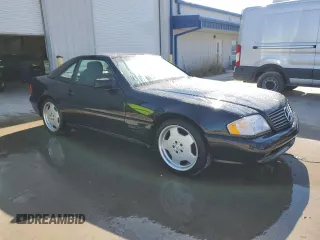 1998 Mercedes-Benz SL-Class with VIN WDBFA67FXWF169208, listed as a Copart auction lot 76115954 with 72,366 mi miles and Clean Title. Bid and sale history available at carsss.com. Image 4.