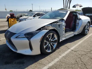 2021 Lexus LC with VIN JTHKPAAY6MA102609, listed as a Copart auction lot 55470103 with 12,419 mi miles. Bid and sale history available at carsss.com. Image 1.