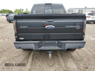 2014 Ford F-150 SVT Raptor with VIN 1FTFW1R60EFA82287, listed as a Copart auction lot 52150635 with 157,556 mi miles and Salvage Title. Bid and sale history available at carsss.com. Image 6.