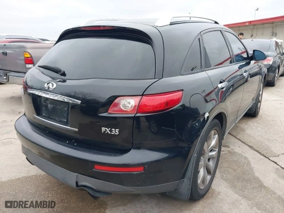2004 Infiniti FX35 with VIN JNRAS08U24X109532, listed as a IAAI auction lot 41563609 with NaN miles. Bid and sale history available at carsss.com. Image 4.