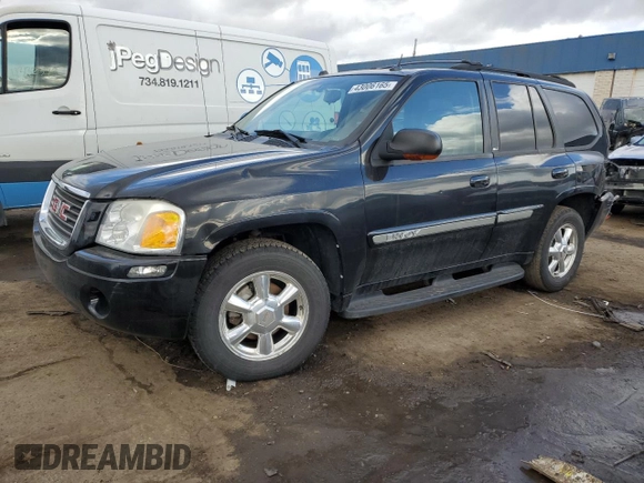 2005 GMC Envoy SLT with VIN 1GKDT13S352366014, listed as a Copart auction lot 43006165 with 126,721 mi miles and Clean Title. Bid and sale history available at carsss.com. Image 1.