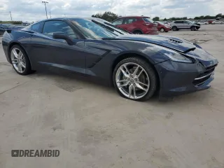 2015 Chevrolet Corvette 2LT with VIN 1G1YD2D78F5113614, listed as a Copart auction lot 70638624 with 24,203 mi miles and Clean Title. Bid and sale history available at carsss.com. Image 4.