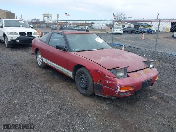 1991 Nissan 240SX SE Ltd Edition with VIN JN1MS36P7MW024190, listed as a IAAI auction lot 41892861 with 147158 miles. Bid and sale history available at carsss.com. Image 1.