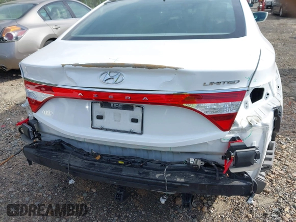 2017 Hyundai Azera Limited with VIN KMHFH4JG8HA591542, listed as a IAAI auction lot 42020982 with 75,174 mi miles and . Bid and sale history available at carsss.com. Image 18.