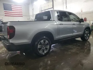 2018 Honda Ridgeline RTL-T z VIN 5FPYK3F65JB001004, wystawiony jako Copart lot #89132755 z przebiegiem 122 572 mil mil oraz Szkody całkowita. Historia ofert i sprzedaży dostępna na DreamBid. Obrazek 3.