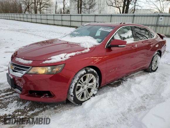 2014 Chevrolet Impala LT with VIN 1G1115SL1EU151802, listed as a Copart auction lot 87040004 with Not Provided miles and Non Repairable. Bid and sale history available at DreamBid. Image 1.