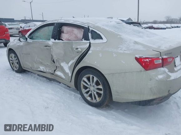 2016 Chevrolet Malibu LT with VIN 1G1ZE5ST5GF265932, listed as a IAAI auction lot 41625453 with 173,273 mi miles and . Bid and sale history available at DreamBid. Image 3.
