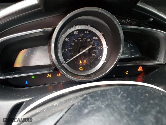 2016 Scion iA with VIN 3MYDLBZV7GY113318, listed as a Copart auction lot 48147635 with 129,064 mi miles and Salvage Title. Bid and sale history available at carsss.com. Image 9.