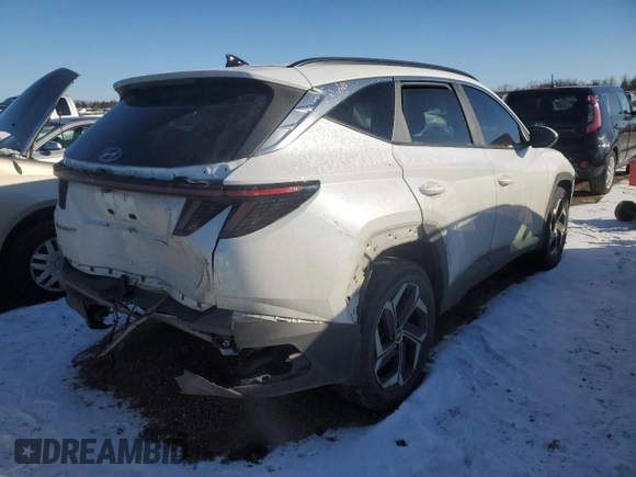 2022 Hyundai Tucson SEL with VIN 5NMJFCAE1NH093312, listed as a Copart auction lot 88271395 with 86,270 mi miles and Salvage Title. Bid and sale history available at carsss.com. Image 3.