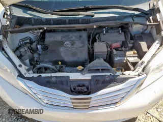 2013 Toyota Sienna XLE AAS z VIN 5TDYK3DC6DS315505, wystawiony jako Copart lot #58428475 z przebiegiem 140 140 mil mil oraz Szkoda całkowita • Salvage title. Historia ofert i sprzedaży dostępna na DreamBid. Obrazek 12.