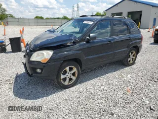 2009 Kia Sportage LX z VIN KNDJF723697638180, wystawiony jako Copart lot #57215655 z przebiegiem 214 122 mil mil oraz Szkoda całkowita • Salvage title. Historia ofert i sprzedaży dostępna na DreamBid. Obrazek 1.