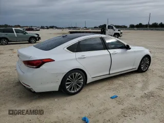 2016 Hyundai Genesis 3.8L with VIN KMHGN4JE9GU139205, listed as a Copart auction lot 73884994 with 0 mi miles and Non Repairable. Bid and sale history available at carsss.com. Image 3.