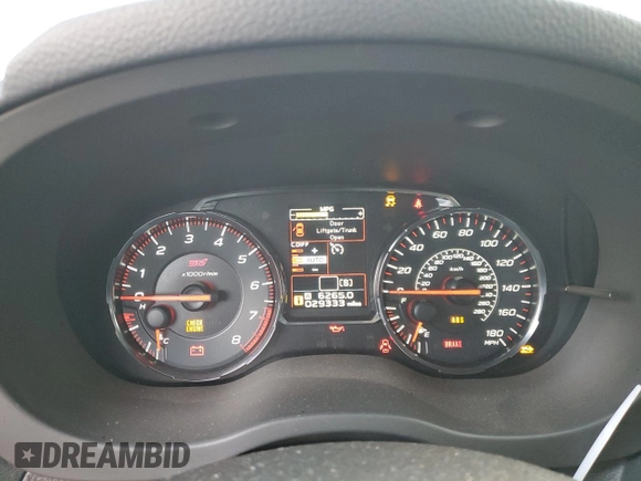 2021 Subaru WRX STI with VIN JF1VA2S69M9811240, listed as a Copart auction lot 81196594 with 29,333 mi miles and Salvage title. Bid and sale history available at DreamBid. Image 9.