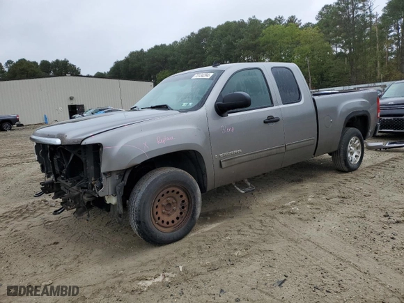 2007 GMC Sierra 1500 SLE1 with VIN 2GTEC19J671664140, listed as a Copart auction lot 73134294 with 148,321 mi miles and Salvage Title. Bid and sale history available at carsss.com. Image 1.