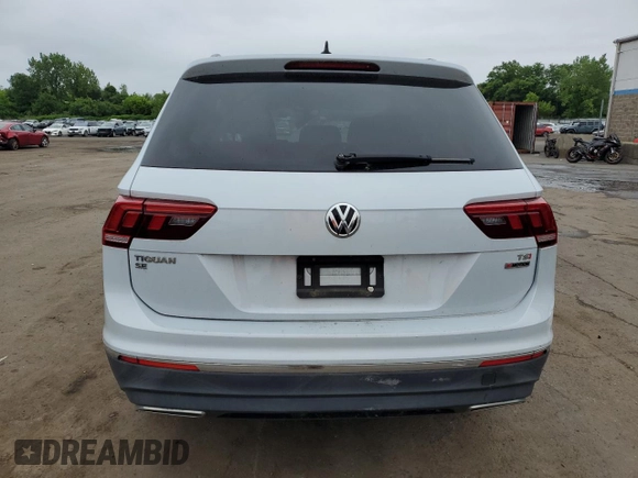 2018 Volkswagen Tiguan SEL with VIN 3VV2B7AX3JM185619, listed as a Copart auction lot 59421195 with 164,431 mi miles and Salvage title. Bid and sale history available at DreamBid. Image 6.