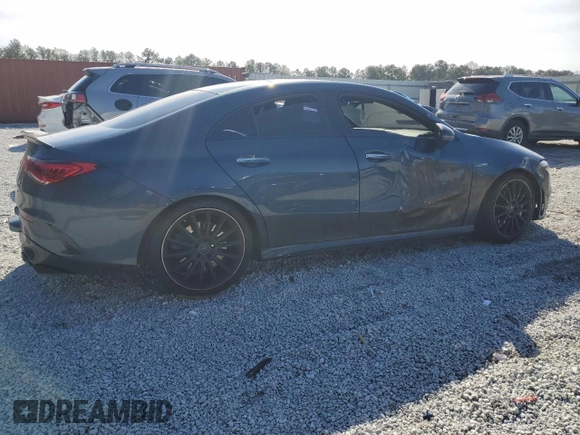 2021 Mercedes-Benz CLA with VIN W1K5J5BB5MN176359, listed as a Copart auction lot 42755525 with 40,311 mi miles and Salvage Title. Bid and sale history available at carsss.com. Image 3.