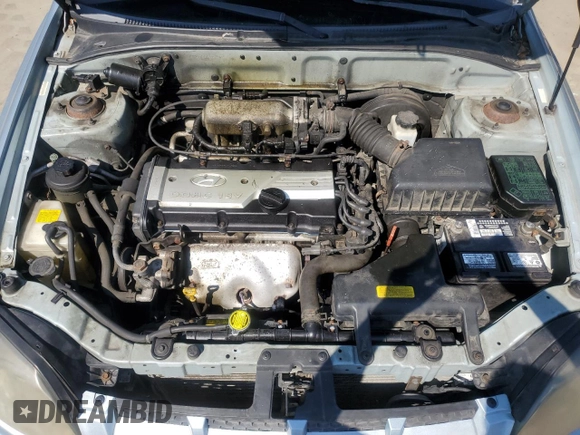 2003 Hyundai Accent GL with VIN KMHCG35CX3U274974, listed as a Copart auction lot 68807494 with 133,791 mi miles and Non Repairable. Bid and sale history available at carsss.com. Image 11.