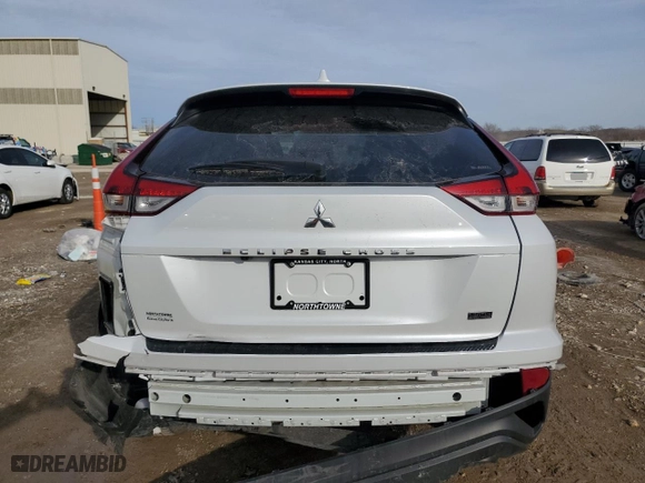 2023 Mitsubishi Eclipse Cross LE with VIN JA4ATVAA6PZ003386, listed as a Copart auction lot 46779775 with 25,628 mi miles and Salvage Title. Bid and sale history available at carsss.com. Image 6.