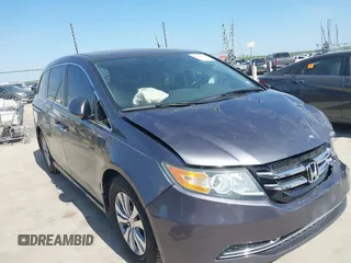 2016 Honda Odyssey EX-L z VIN 5FNRL5H62GB002056, wystawiony jako IAAI lot #41871536 z przebiegiem 87 456 mil mil oraz . Historia ofert i sprzedaży dostępna na DreamBid. Obrazek 1.