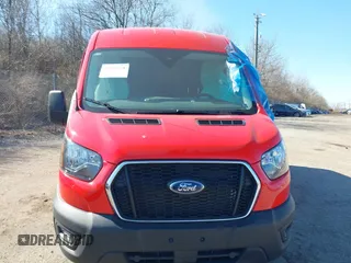 2023 Ford Transit Cargo with VIN 1FTBR1C88PKB51687, listed as a IAAI auction lot 41633028 with 19,577 mi miles. Bid and sale history available at carsss.com. Image 13.