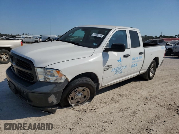 2021 Ram 1500 Tradesman z VIN 1C6RR6FG8MS550584, wystawiony jako Copart lot #74936194 z przebiegiem 49 515 mil mil oraz Szkoda całkowita • Salvage title. Historia ofert i sprzedaży dostępna na DreamBid. Obrazek 1.