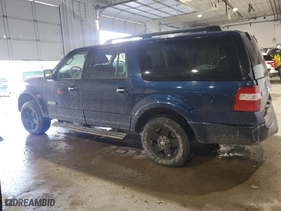 2008 Ford Expedition EL SSV with VIN 1FMFK16588LA27336, listed as a Copart auction lot 43534715 with 131,681 mi miles and Salvage Title. Bid and sale history available at carsss.com. Image 2.