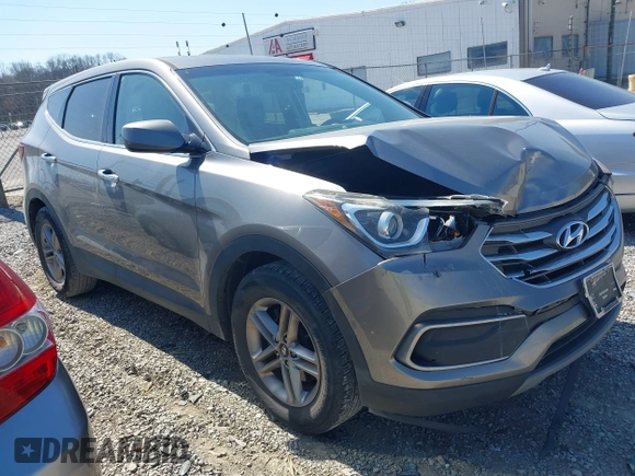 2018 Hyundai Santa Fe Sport 2.4L with VIN 5XYZT3LB5JG541991, listed as a IAAI auction lot 41782421 with 130,368 mi miles. Bid and sale history available at carsss.com. Image 1.