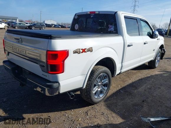 2020 Ford F-150 XL with VIN 1FTEW1E40LFA70167, listed as a IAAI auction lot 41223461 with 147,845 mi miles and . Bid and sale history available at DreamBid. Image 4.