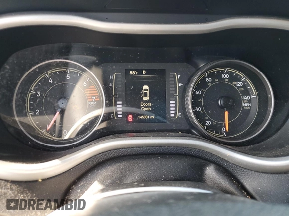 2018 Jeep Cherokee Latitude Plus with VIN 1C4PJLLB8JD590419, listed as a Copart auction lot 51734675 with 145,331 mi miles and Salvage Title. Bid and sale history available at carsss.com. Image 9.