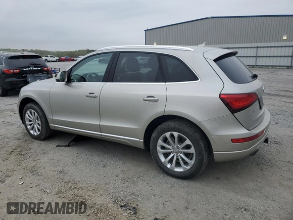 2016 Audi Q5 Premium with VIN WA1C2AFP1GA140896, listed as a Copart auction lot 51524295 with 0 mi miles and Salvage Title. Bid and sale history available at carsss.com. Image 2.