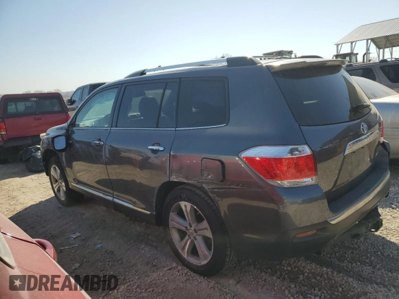 2012 Toyota Highlander Limited with VIN 5TDDK3EHXCS155216, listed as a Copart auction lot 48621655 with 181,691 mi miles and Salvage Title. Bid and sale history available at carsss.com. Image 2.