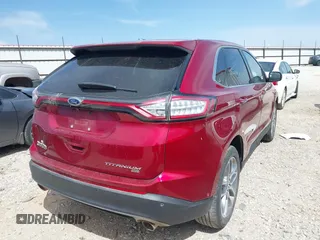2017 Ford Edge Titanium z VIN 2FMPK4K85HBB14729, wystawiony jako IAAI lot #41846242 z przebiegiem 129 280 mil mil oraz . Historia ofert i sprzedaży dostępna na DreamBid. Obrazek 4.