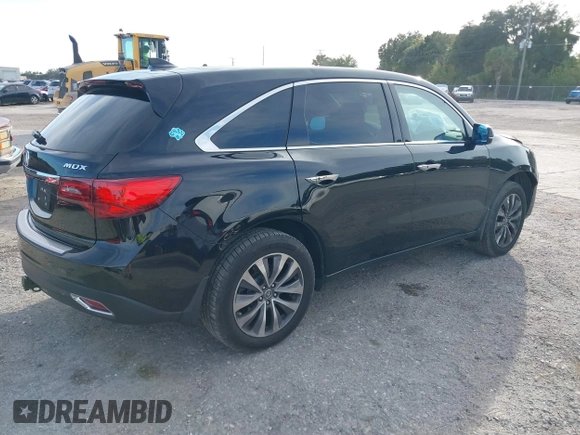 2014 Acura MDX Tech Pkg with VIN 5FRYD3H44EB020470, listed as a IAAI auction lot 40804069 with 112,995 mi miles. Bid and sale history available at carsss.com. Image 4.