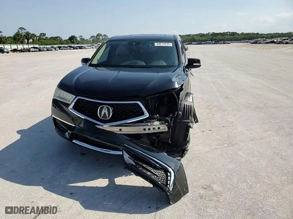 2017 Acura MDX w/Technology Pkg with VIN 5FRYD3H56HB013923, listed as a Copart auction lot 49224235 with 82,308 mi miles and Salvage Title. Bid and sale history available at carsss.com. Image 14.