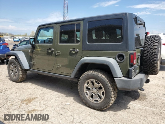 2015 Jeep Wrangler Unlimited Rubicon with VIN 1C4BJWFGXFL752602, listed as a Copart auction lot 54102395 with 26,466 mi miles and Salvage title. Bid and sale history available at DreamBid. Image 2.