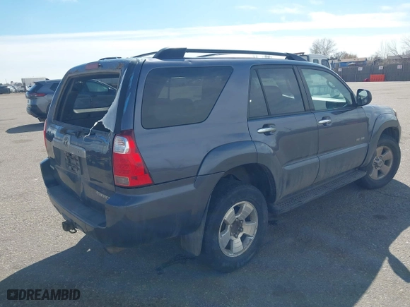 2007 Toyota 4Runner SR5 with VIN JTEBU14R178090777, listed as a IAAI auction lot 41750605 with 328,394 mi miles. Bid and sale history available at carsss.com. Image 4.