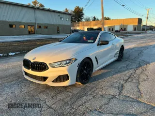 2019 BMW 8 Series M850i xDrive with VIN WBABC4C59KBU95625, listed as a Copart auction lot 43650255 with 64,452 mi miles and Clean Title. Bid and sale history available at carsss.com. Image 1.