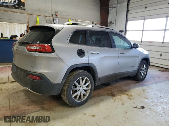 2018 Jeep Cherokee Limited z VIN 1C4PJMDB7JD614682, wystawiony jako Copart lot #52848895 z przebiegiem 137 873 mil mil oraz Szkoda całkowita • Salvage title. Historia ofert i sprzedaży dostępna na DreamBid. Obrazek 3.