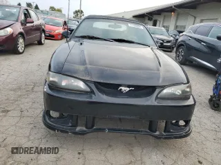 1996 Ford Mustang GT with VIN 1FALP45X6TF166049, listed as a Copart auction lot 77208004 with 186,273 mi miles and Clean Title. Bid and sale history available at carsss.com. Image 5.