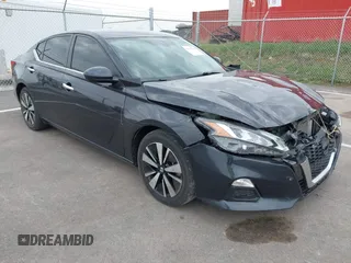 2021 Nissan Altima SV with VIN 1N4BL4DV9MN350416, listed as a IAAI auction lot 42121363 with 85,571 mi miles and . Bid and sale history available at DreamBid. Image 1.