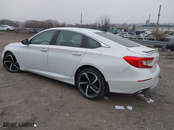 2022 Honda Accord Sedan Sport SE with VIN 1HGCV1F47NA098249, listed as a IAAI auction lot 41239513 with 93,504 mi miles. Bid and sale history available at carsss.com. Image 3.