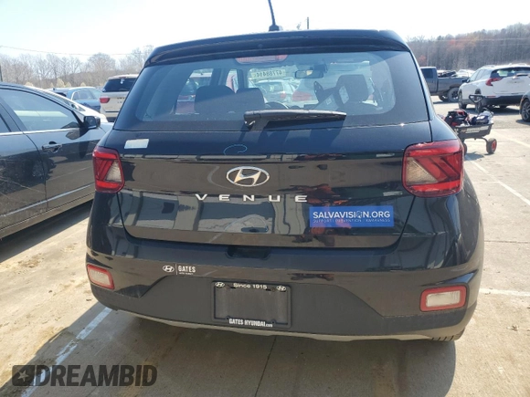 2023 Hyundai Venue SE with VIN KMHRB8A33PU215069, listed as a Copart auction lot 47788414 with 34,440 mi miles and Salvage Title. Bid and sale history available at DreamBid. Image 6.