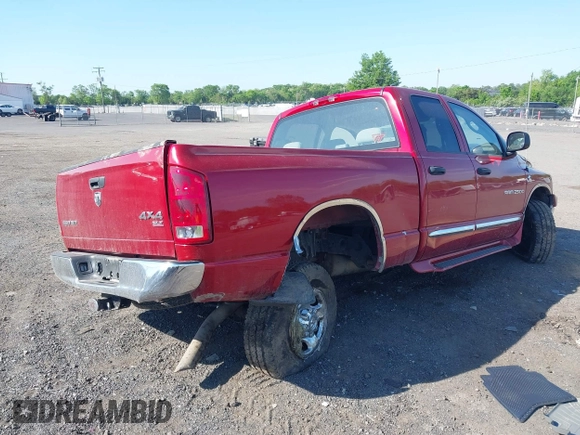 2006 Dodge 2500 SLT z VIN 1D7KS28C76J202159, wystawiony jako IAAI lot #42167349 z przebiegiem 71 407 mil mil oraz . Historia ofert i sprzedaży dostępna na DreamBid. Obrazek 4.