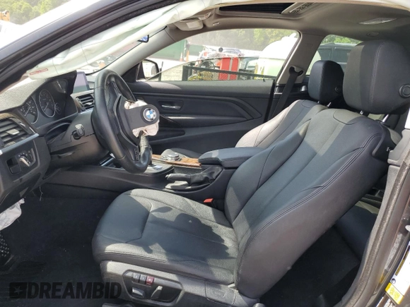 2015 BMW 4 Series 428i with VIN WBA3N7C51FK225309, listed as a Copart auction lot 55504705 with 80,834 mi miles and Salvage title. Bid and sale history available at DreamBid. Image 7.