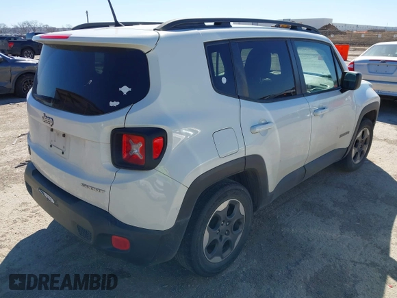 2016 Jeep Renegade Sport with VIN ZACCJAAT4GPD82806, listed as a IAAI auction lot 41635460 with 137,899 mi miles and . Bid and sale history available at DreamBid. Image 4.