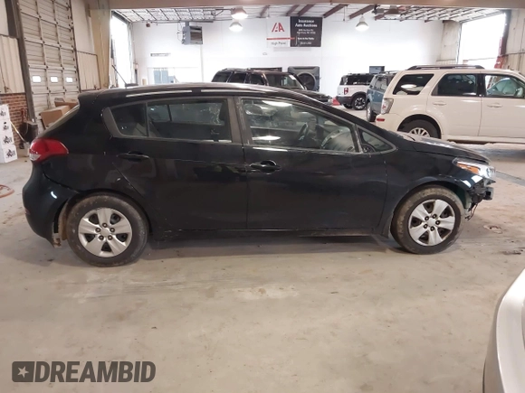 2017 Kia Forte5 LX with VIN KNAFK5A85H5699787, listed as a IAAI auction lot 41765450 with 115,318 mi miles. Bid and sale history available at carsss.com. Image 13.